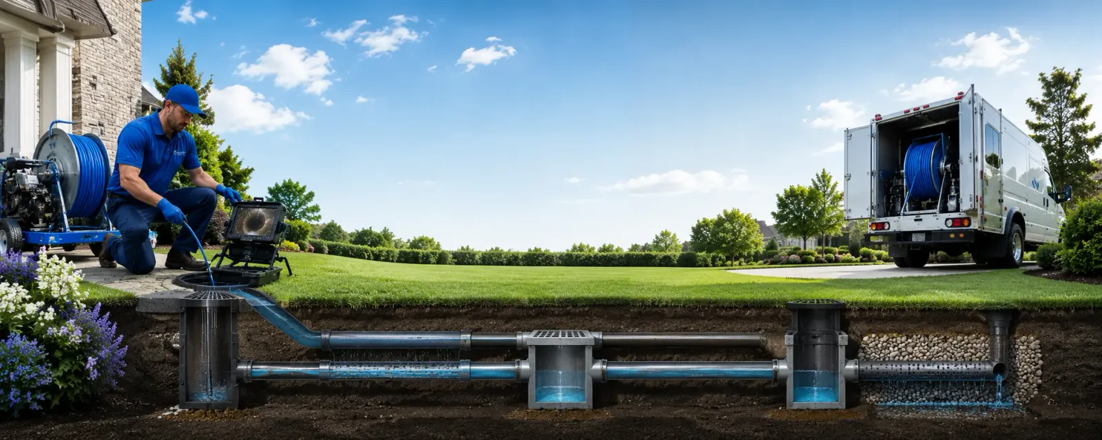 Outdoor drain cleaning information for Tornado, WV